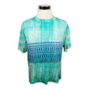 Vintage AOP Ocean Blue Surfer Ritz T-Shirt Men's Large All Over Print 90s Blue